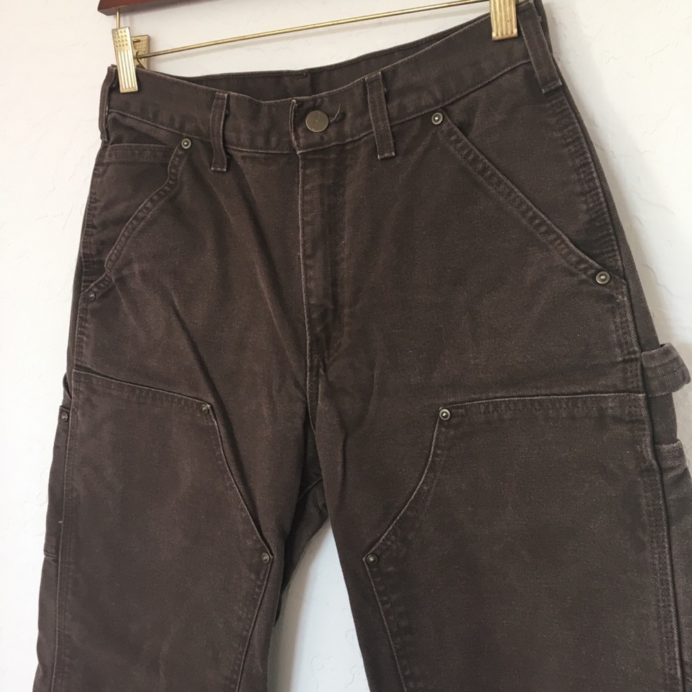 🦌 Carhartt Washed Duck Double Front Work Dungaree